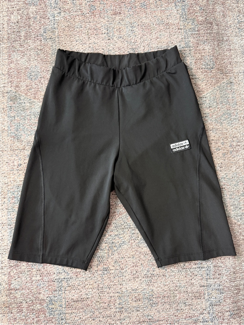 adidas Originals RYV Bike Shorts Black High Waisted Biker Short Tights Size M